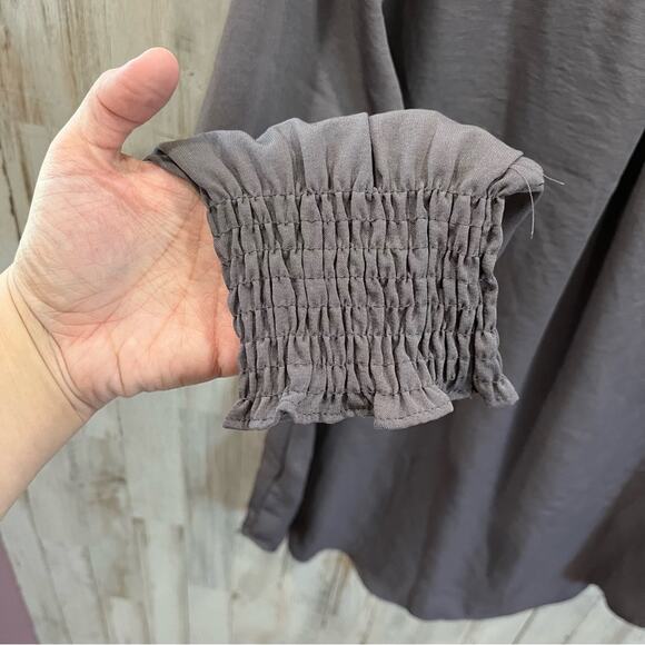 NWT Maurice’s Purple Grey Popover Top - Picture 5 of 7